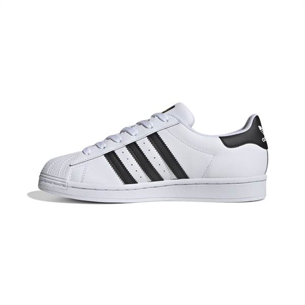Adidas sneakers "Superstar J" - hvis/sort/guld - FV3284